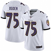 Nike Baltimore Ravens #75 Jonathan Ogden White NFL Vapor Untouchable Limited Jersey,baseball caps,new era cap wholesale,wholesale hats